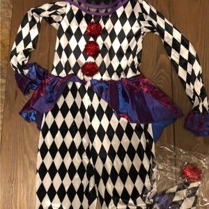 Youth Carnival Clown Costume